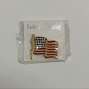 Fashion Jewelry American Flag Pin